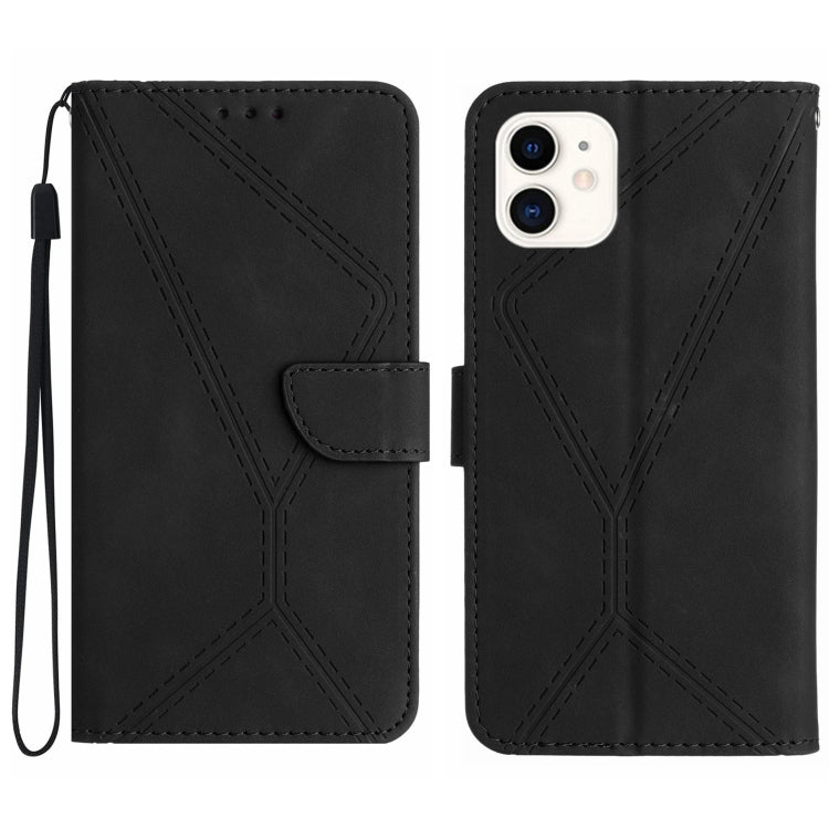 Stitching Embossed Leather Phone Case