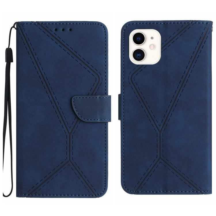 Stitching Embossed Leather Phone Case