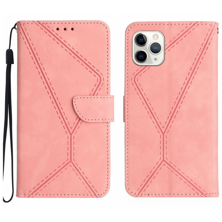 Stitching Embossed Leather Phone Case