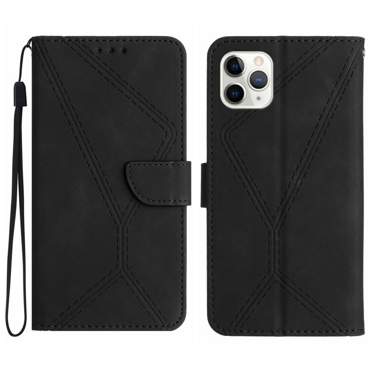 Stitching Embossed Leather Phone Case