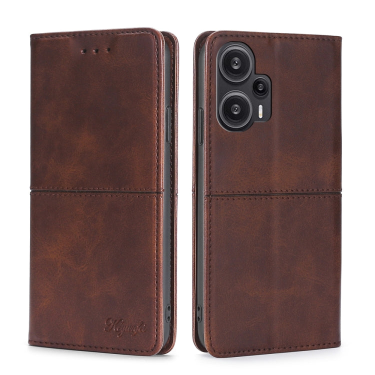 Cow Texture Magnetic Leather Phone Case