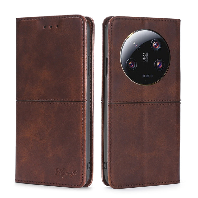 Cow Texture Magnetic Leather Phone Case