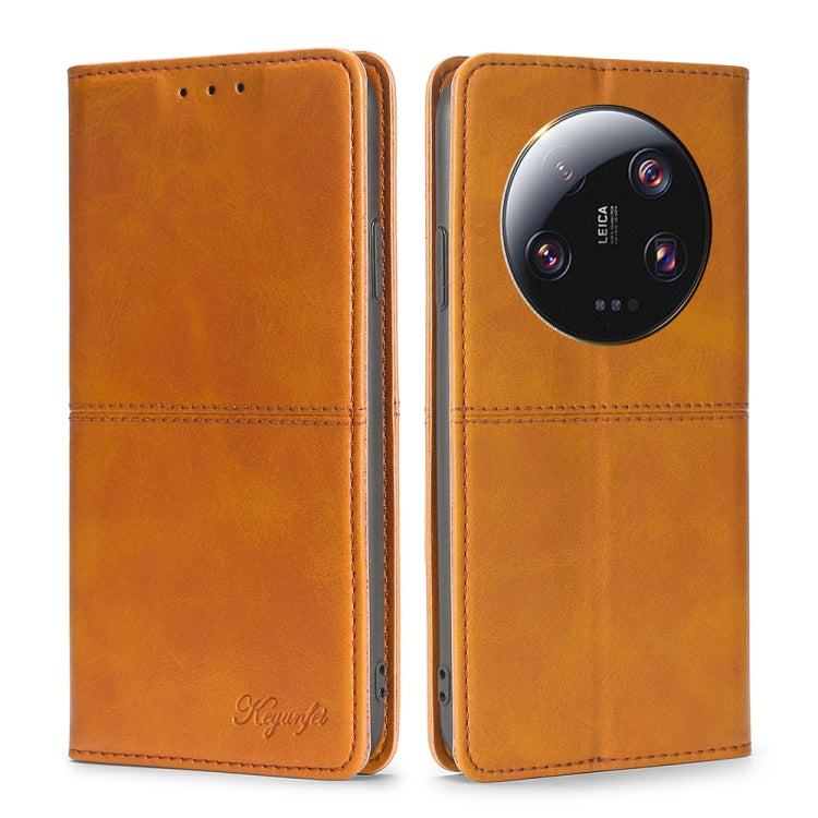 Cow Texture Magnetic Leather Phone Case