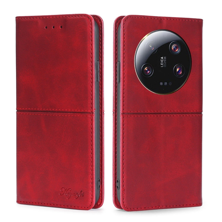Cow Texture Magnetic Leather Phone Case