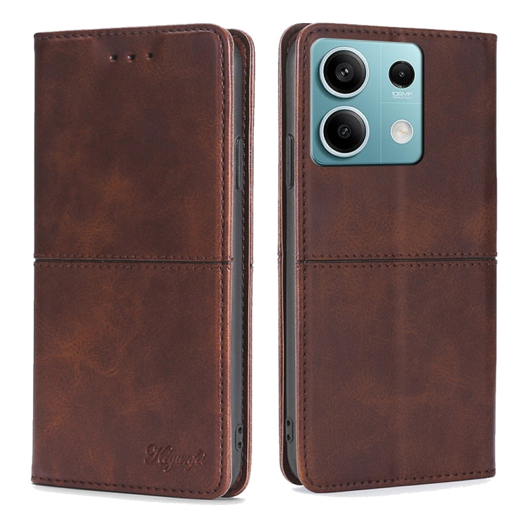 Cow Texture Magnetic Leather Phone Case
