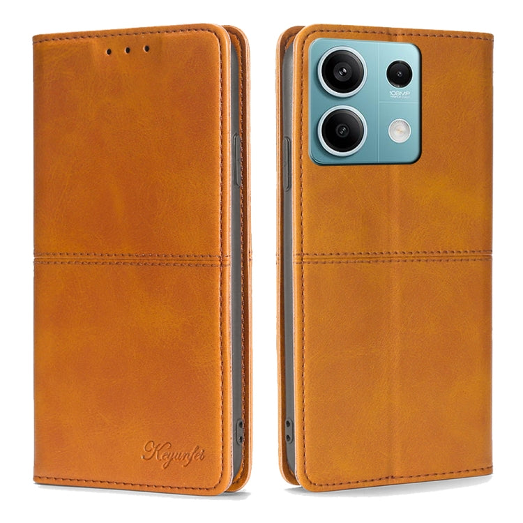 Cow Texture Magnetic Leather Phone Case