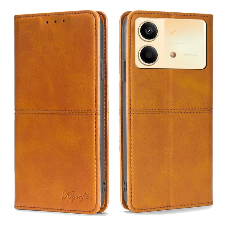 Cow Texture Magnetic Leather Phone Case