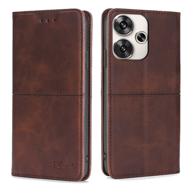 Cow Texture Magnetic Leather Phone Case
