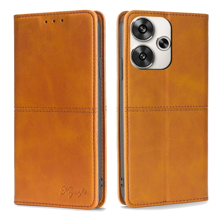 Cow Texture Magnetic Leather Phone Case