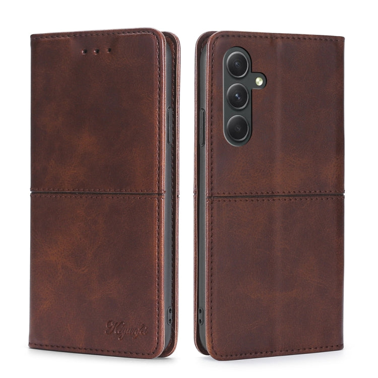 Cow Texture Magnetic Leather Phone Case