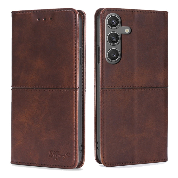 Cow Texture Magnetic Leather Phone Case