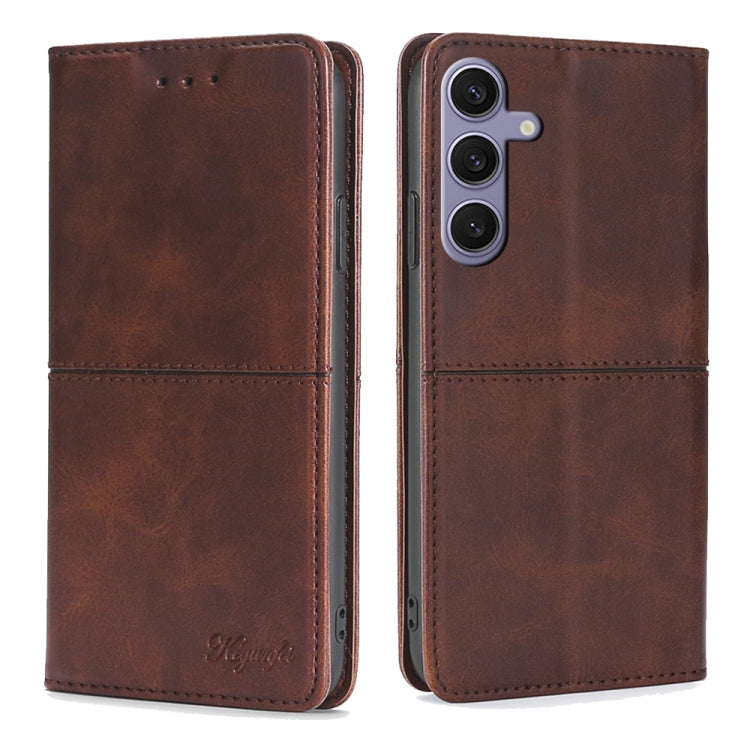 Cow Texture Magnetic Leather Phone Case