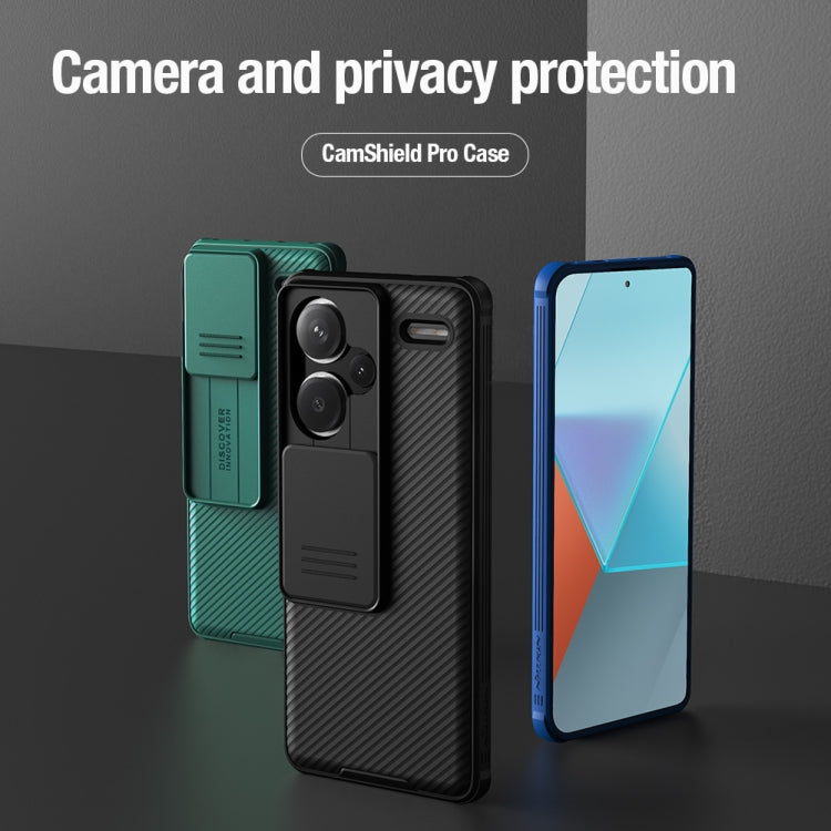 Coque PC NILLKIN CamShield Pro pour Xiaomi Redmi Turbo 3, Xiaomi Redmi Note 13 Pro+ 5G, Xiaomi Redmi Note 13 Pro 5G, Xiaomi Redmi K60 Ultra, Xiaomi Redmi K70 / K70 Pro, Xiaomi Redmi Note 12 Turbo / Poco F5