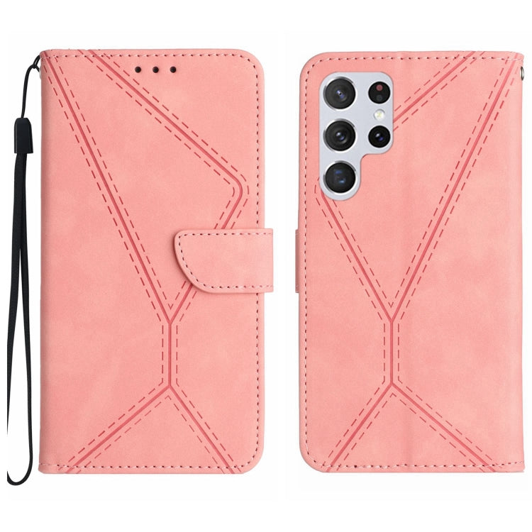 Stitching Embossed Leather Phone Case
