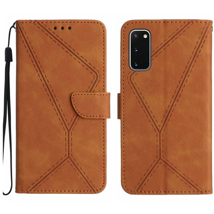 Stitching Embossed Leather Phone Case