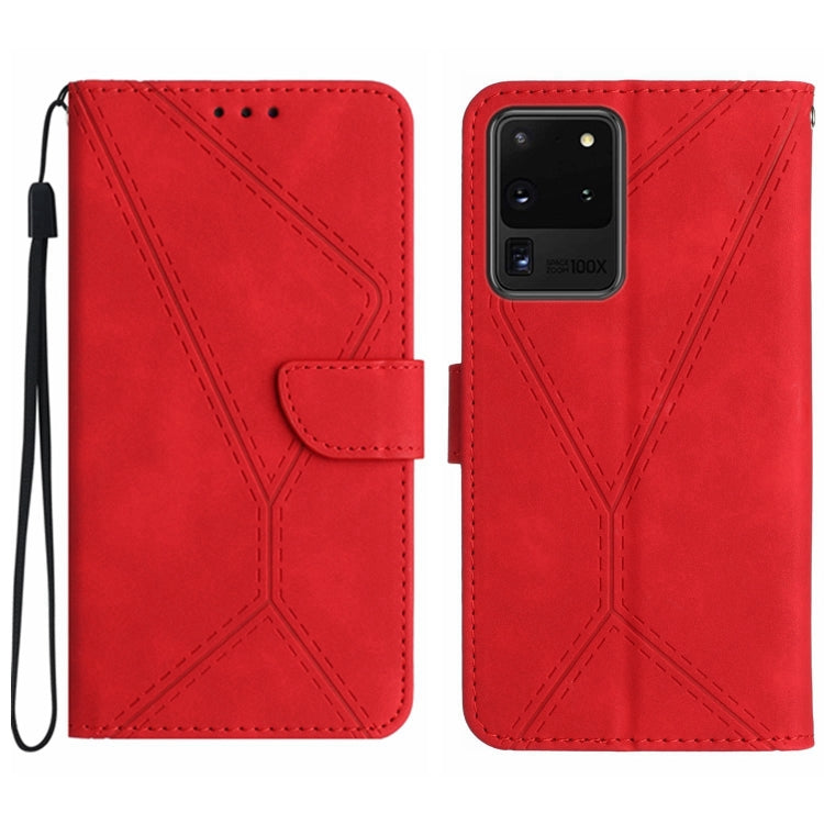 Stitching Embossed Leather Phone Case