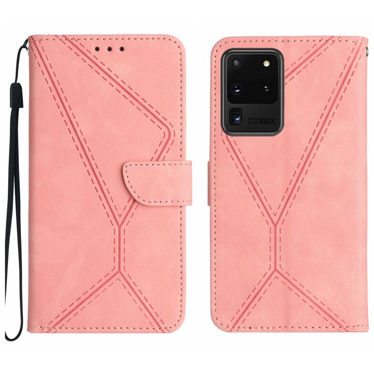 Stitching Embossed Leather Phone Case