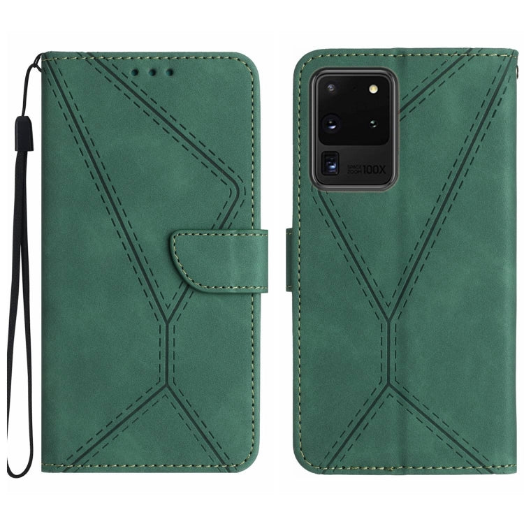 Stitching Embossed Leather Phone Case