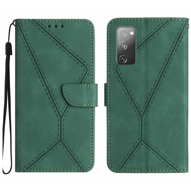 Stitching Embossed Leather Phone Case