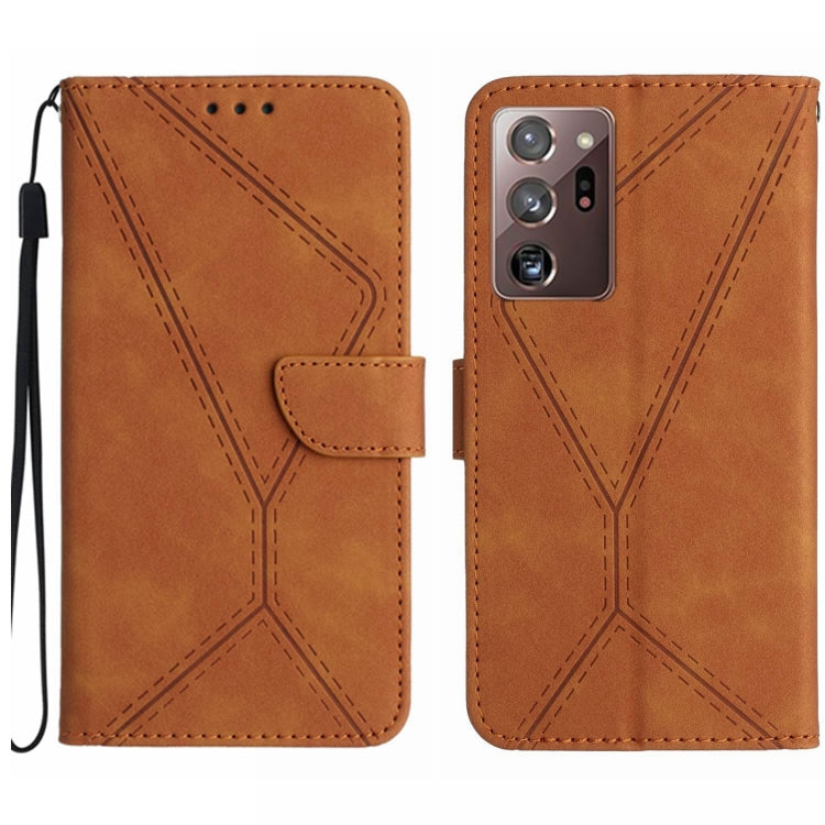 Stitching Embossed Leather Phone Case