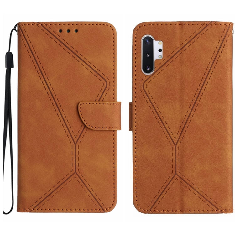 Stitching Embossed Leather Phone Case