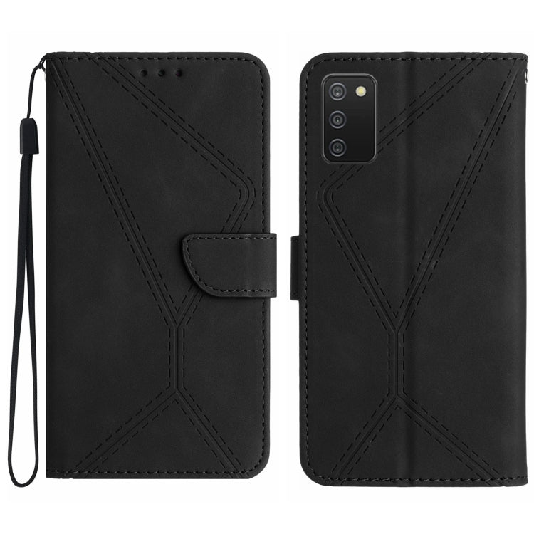 Stitching Embossed Leather Phone Case