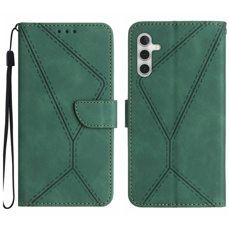 Stitching Embossed Leather Phone Case