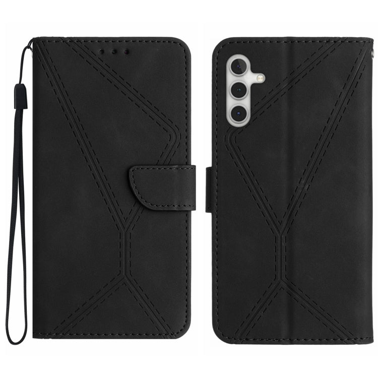 Stitching Embossed Leather Phone Case