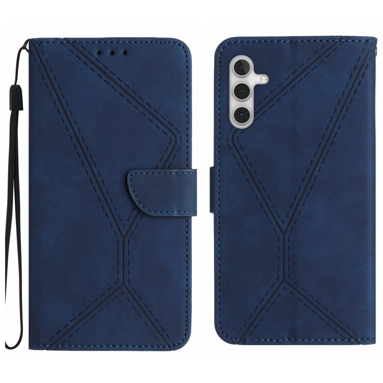 Stitching Embossed Leather Phone Case