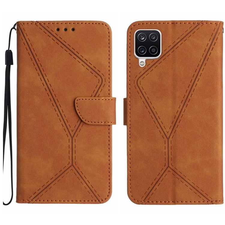Stitching Embossed Leather Phone Case