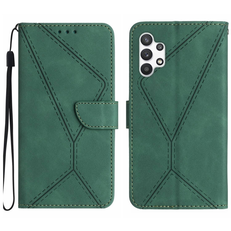 Stitching Embossed Leather Phone Case