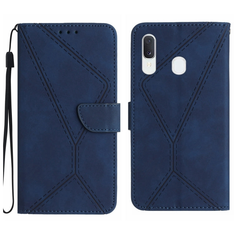 Stitching Embossed Leather Phone Case