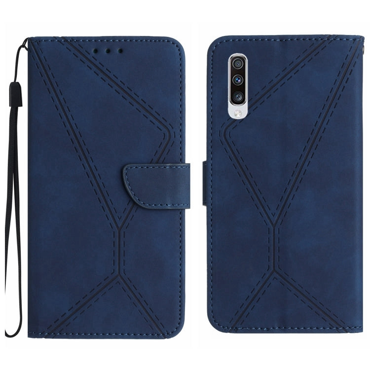 Stitching Embossed Leather Phone Case