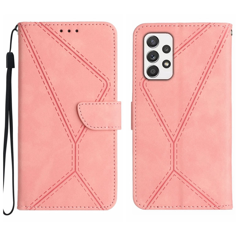 Stitching Embossed Leather Phone Case