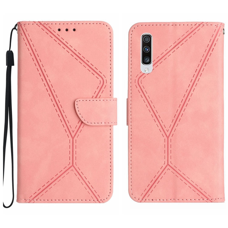 Stitching Embossed Leather Phone Case