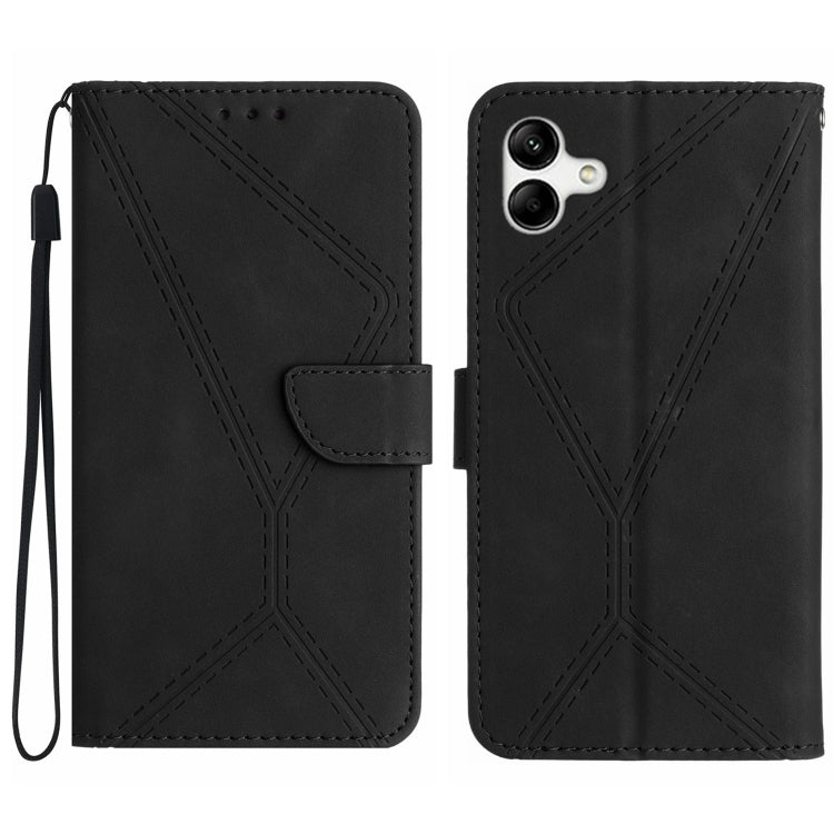 Stitching Embossed Leather Phone Case