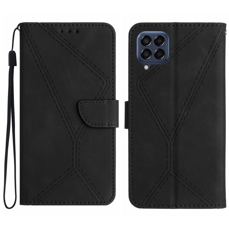 Stitching Embossed Leather Phone Case