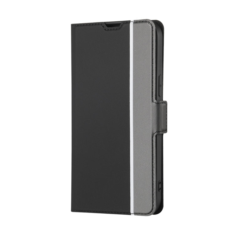 Twill Texture Side Button Leather Phone Case, For Xiaomi Redmi Note 12 Turbo