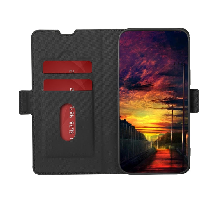 Twill Texture Side Button Leather Phone Case, For Xiaomi Redmi Note 12 Turbo
