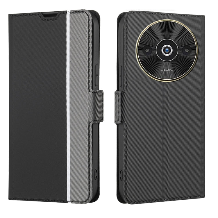 Étui en cuir texturé sergé avec boutons latéraux pour Xiaomi Redmi Turbo 3 5G, Xiaomi Civi 4 Pro, Xiaomi Redmi A3 4G, Xiaomi Redmi Note 13 4G, Xiaomi Redmi Note 13R Pro 5G, Xiaomi 14 Ultra et Xiaomi Redmi K60 Ultra