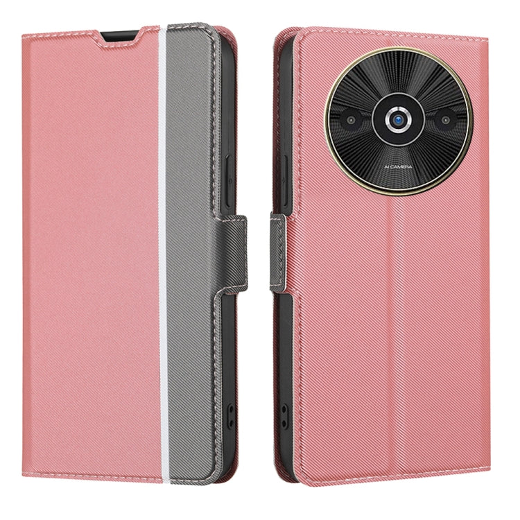 Étui en cuir texturé sergé avec boutons latéraux pour Xiaomi Redmi Turbo 3 5G, Xiaomi Civi 4 Pro, Xiaomi Redmi A3 4G, Xiaomi Redmi Note 13 4G, Xiaomi Redmi Note 13R Pro 5G, Xiaomi 14 Ultra et Xiaomi Redmi K60 Ultra