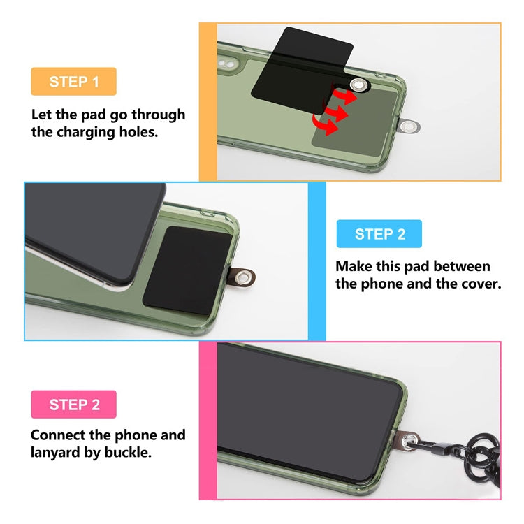 Universal Phone Lanyard With Bracelet Option Nylon Neck Strap Tear Resistant
