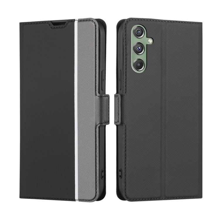 Twill Texture Side Button Leather Phone Case, For Samsung Galaxy M55 5G, For Samsung Galaxy M15 5G, For Samsung Galaxy S24+ 5G, For Samsung Galaxy S24 5G, For Samsung Galaxy M34 5G / F34 5G, For Samsung Galaxy M54 5G, For Samsung Galaxy F14 5G���������...