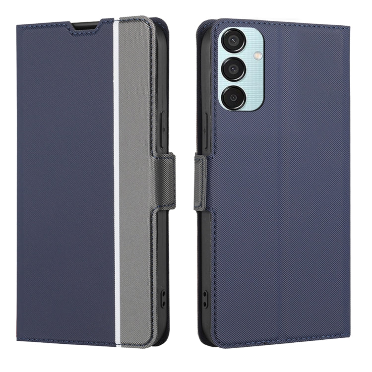 Twill Texture Side Button Leather Phone Case