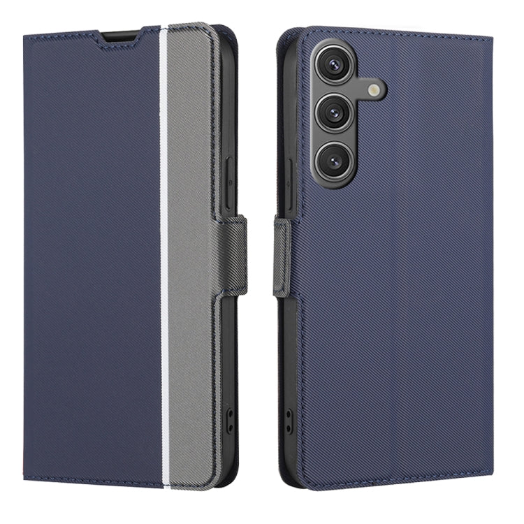 Twill Texture Side Button Leather Phone Case, For Samsung Galaxy M55 5G, For Samsung Galaxy M15 5G, For Samsung Galaxy S24+ 5G, For Samsung Galaxy S24 5G, For Samsung Galaxy M34 5G / F34 5G, For Samsung Galaxy M54 5G, For Samsung Galaxy F14 5G���������...