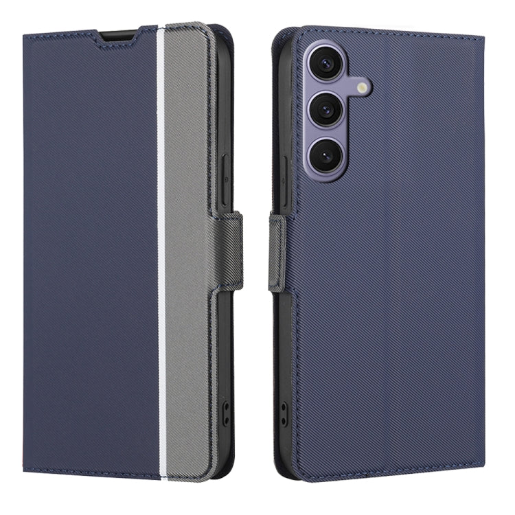 Twill Texture Side Button Leather Phone Case