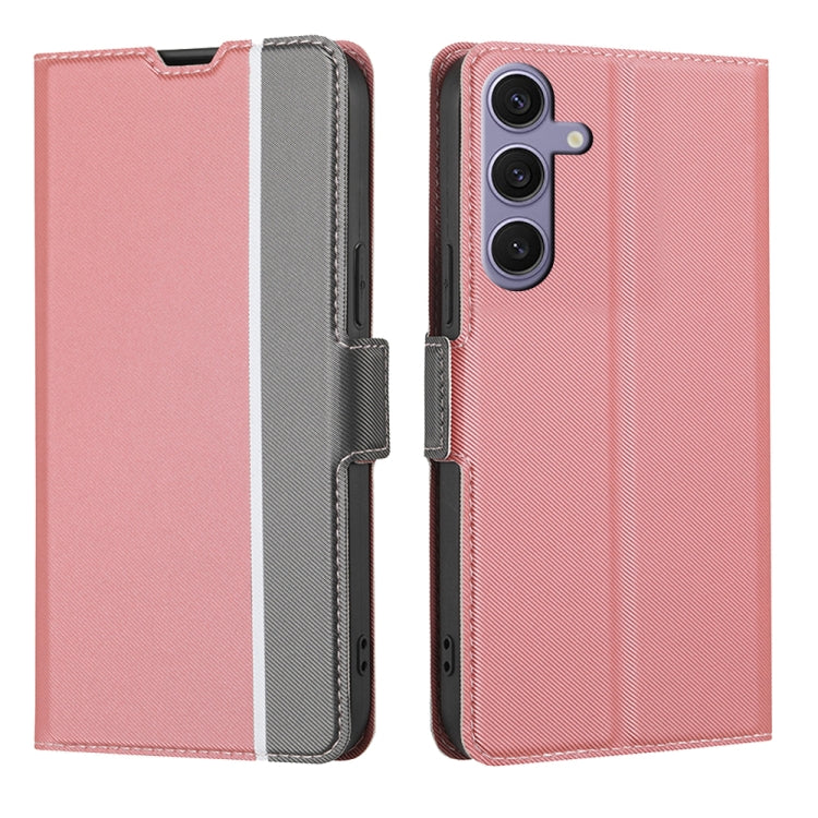 Twill Texture Side Button Leather Phone Case