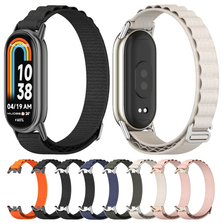 Mijobs Nylon Breathable Watch Band, For Xiaomi Smart Band 10 / 9 / 8