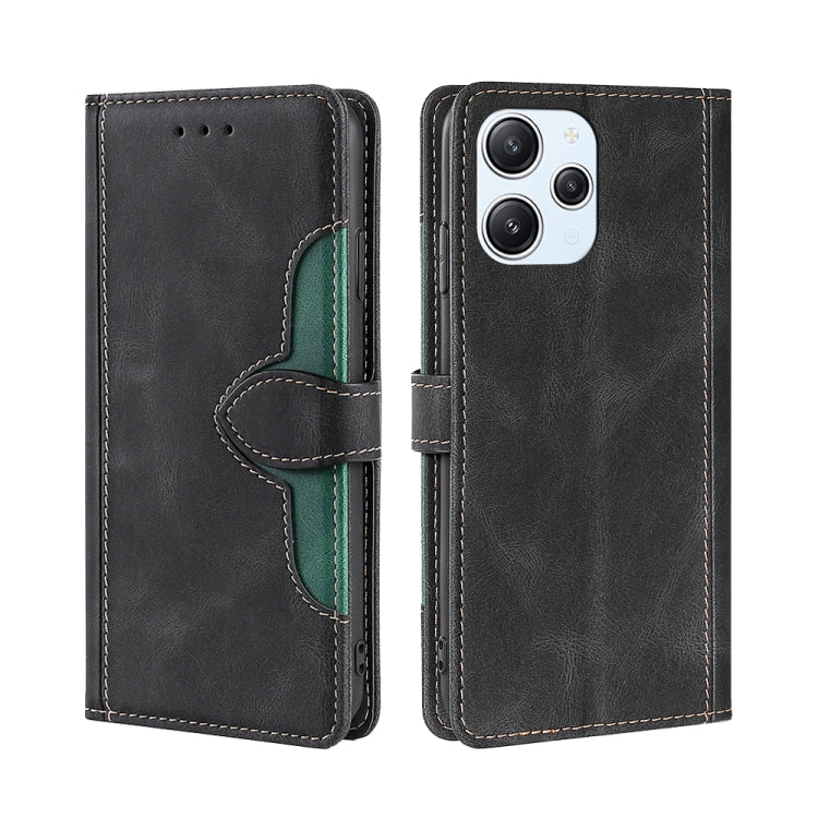 Skin Feel Magnetic Buckle Leather Phone Case