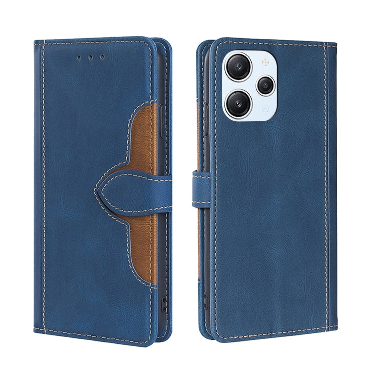 Skin Feel Magnetic Buckle Leather Phone Case